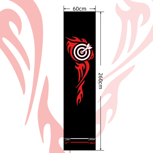 Professional Dart Mat with Oche Line – Non-Slip Floor Protection