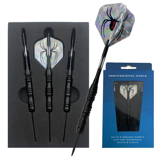 Long Barrel Steel Tip Darts – Extended Grip for Controlled Throws