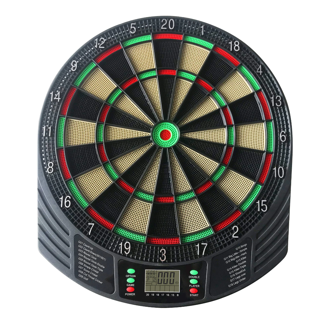 Electronic Soft Tip Dartboard with LCD Scoring & Game Modes