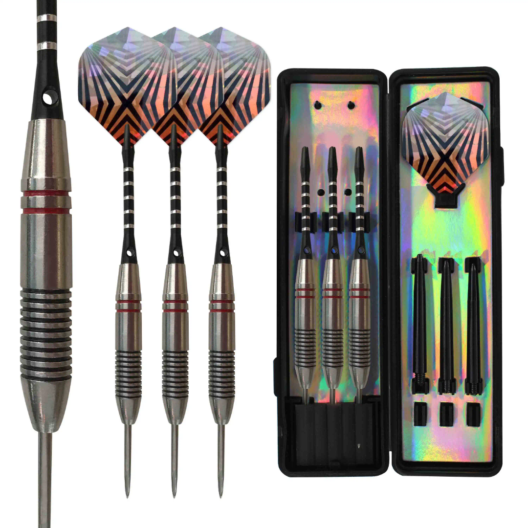 3 Pack Steel Tip Darts – Spare & Practice Dart Set